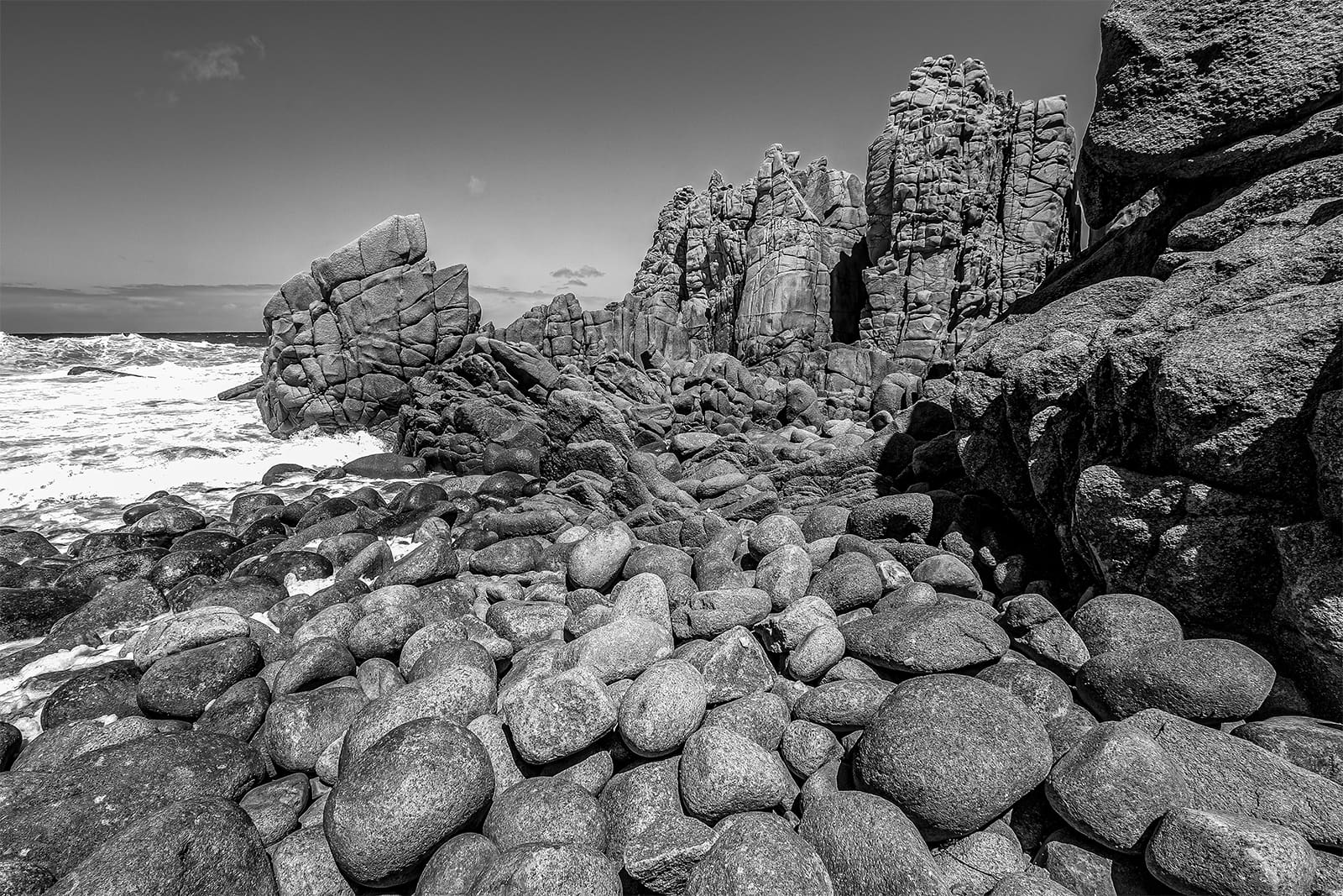 The Pinnacles - B&W